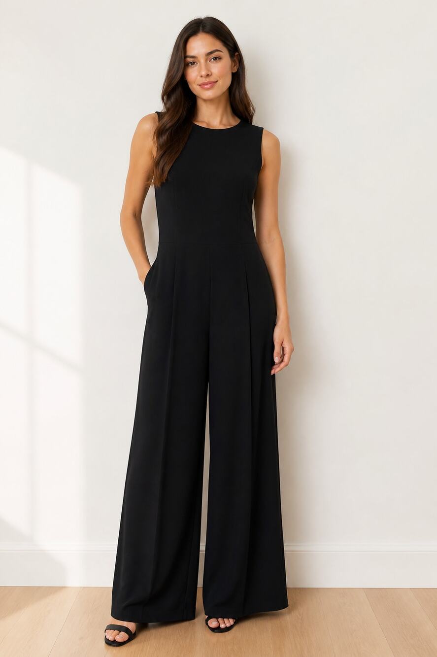Lauren Ralph Lauren Black Sleeveless Maxi Dress 6